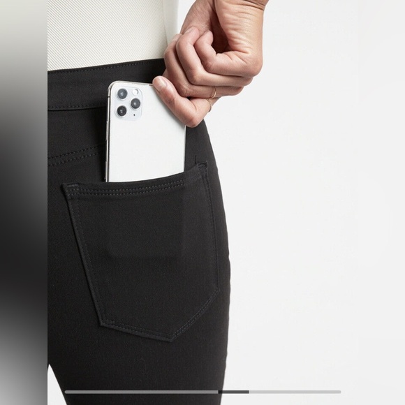 NWT Athleta Flex Ultra Skinny Jean in Black size 10 style 631647 - Picture 8 of 12